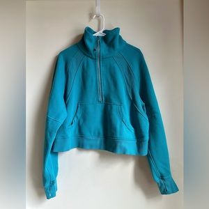 Lululemon Scuba Oversized Funnel Neck Half Zip, Oceanic